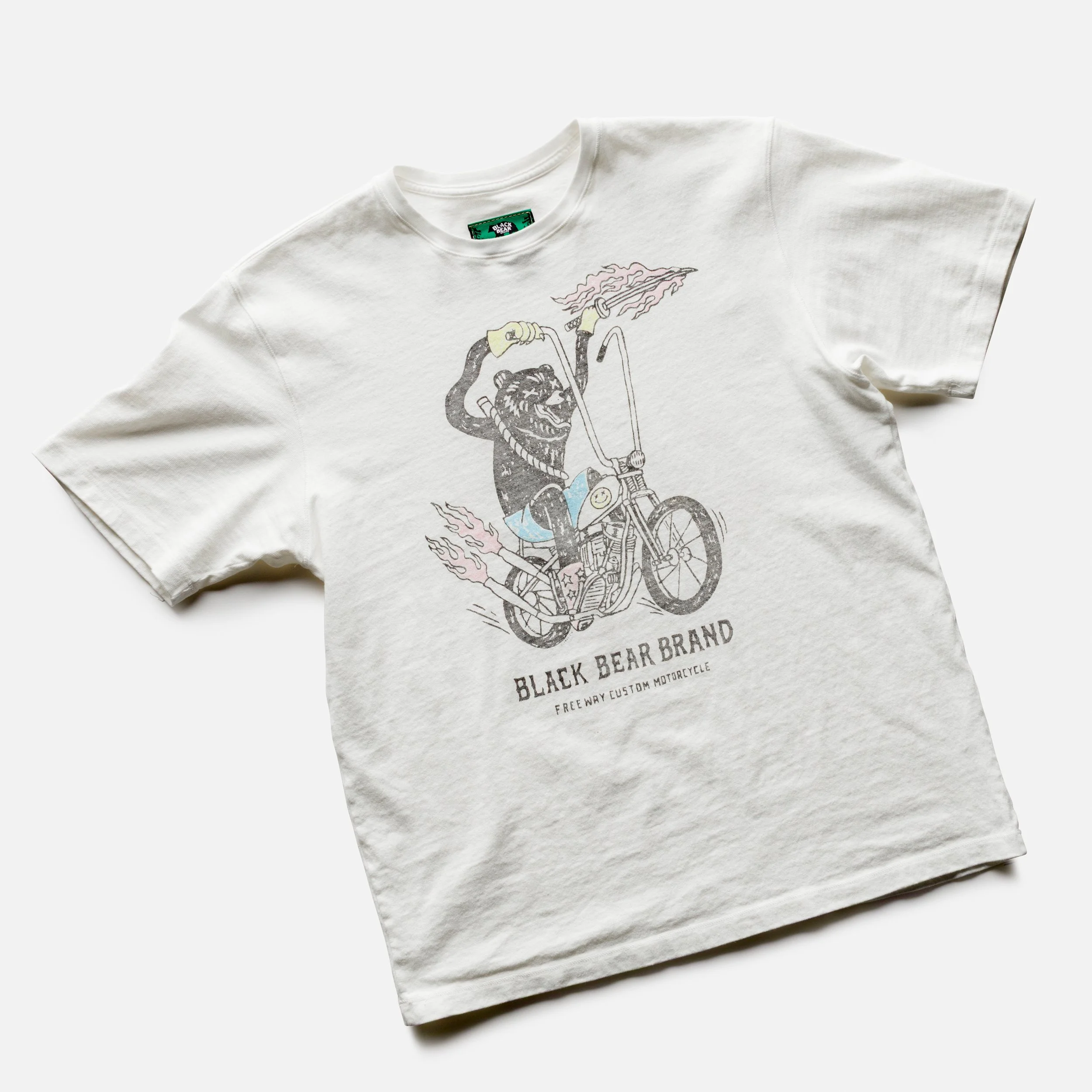 Limited Edition Psycho Bear Ride Tee | Black Bear Brand — Black
